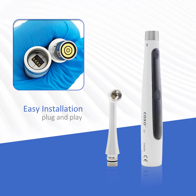 COXO DB686 Q1 Dental Curing Light - 2500mW/cm² with Caries Mode